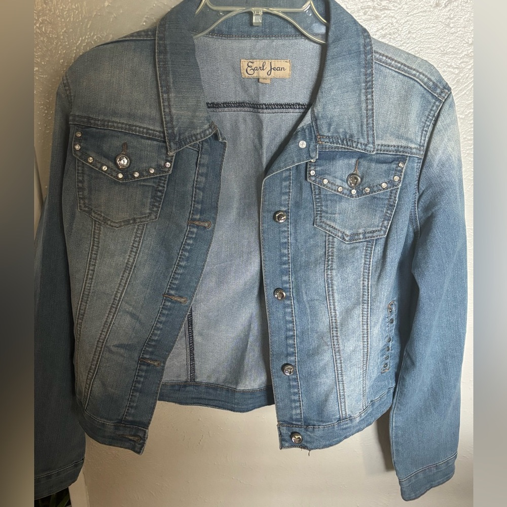Earl Jeans Classic Blue Denim Jacket